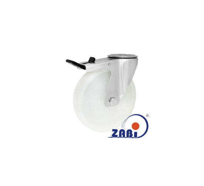 Колёса и наборы колёс, Колёса полиуритановые, В корпусах с отверстием и тормозом с обозначением 47MPP9H