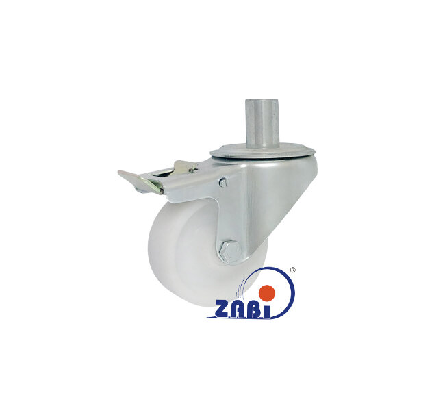 Колёса и наборы колёс, Колёса полиуритановые, В корпусах со штоком и тормозом с обозначением 7PP9H*24