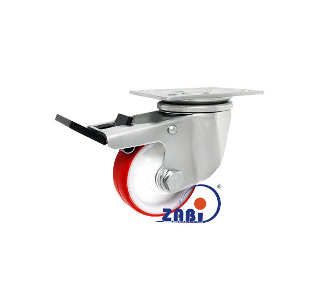 , Колеса нейлоновые + полиуретан, Колеса нейлоновые + полиуретан поворотные + тормоз с обозначением 6BCNWH