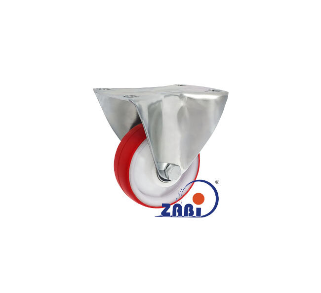 , Колеса нейлоновые + полиуретан, Колеса нейлоновые + полиуретан неповоротными с обозначением 4BCN