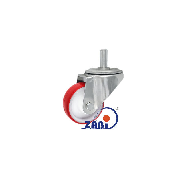 , Колеса нейлоновые + полиуретан, Колеса нейлоновые + полиуретан поворотные штырь с обозначением 5BC*15