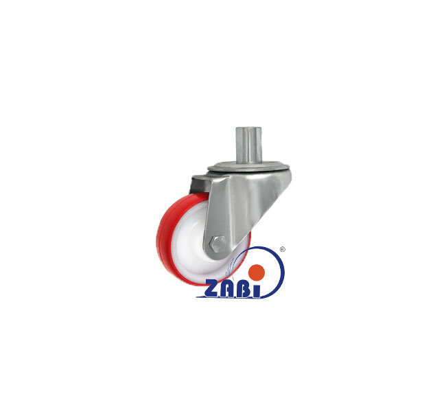 , Колеса нейлоновые + полиуретан, Колеса нейлоновые + полиуретан поворотные штырь с обозначением 5BC*24