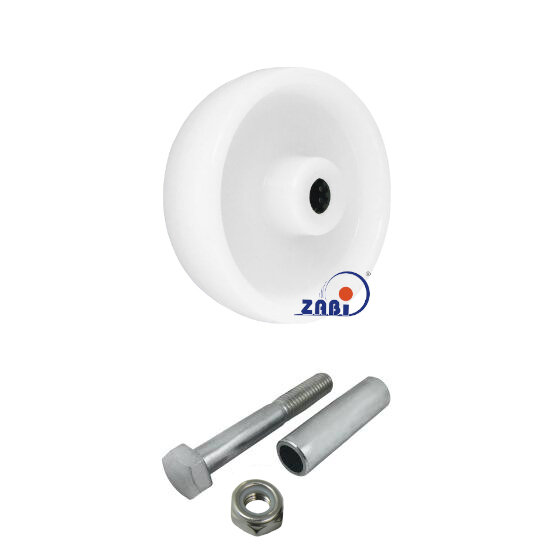 Колёса и наборы колёс, Колёса промышленные опорами из нержавеющей стали, С набором для монтажа с обозначением 41BX