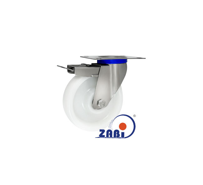 Колёса и наборы колёс, Колёса промышленные опорами из нержавеющей стали, с обозначением 75BNXH