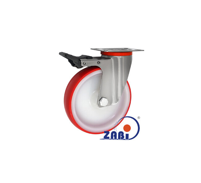 Колёса и наборы колёс, Колёса промышленные опорами из нержавеющей стали, с обозначением 75MBCX9H