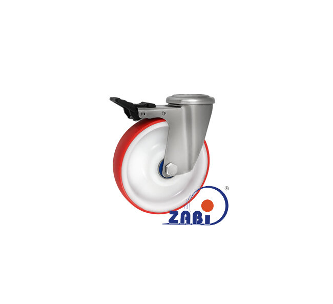 Колёса и наборы колёс, Колёса промышленные опорами из нержавеющей стали, с обозначением 77MBCNXH