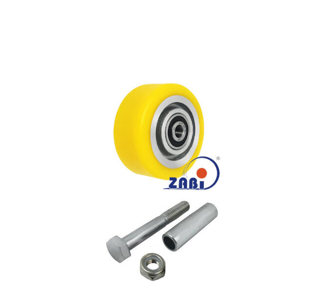 Колёса промышленные (алюминий + полиуретан), Колёса промышленные (алюминий + полиуретан), С набором для монтажа с обозначением A2PL