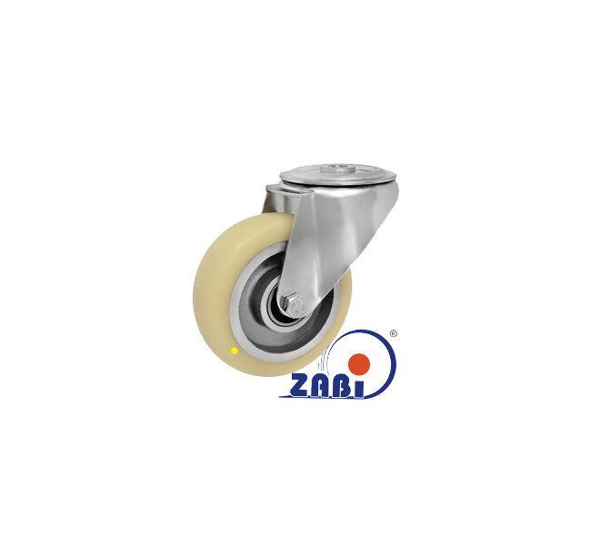 Antistatische Räder und Rollen mit Gummireifen, , mit dem Symbol A17PX/10-AS