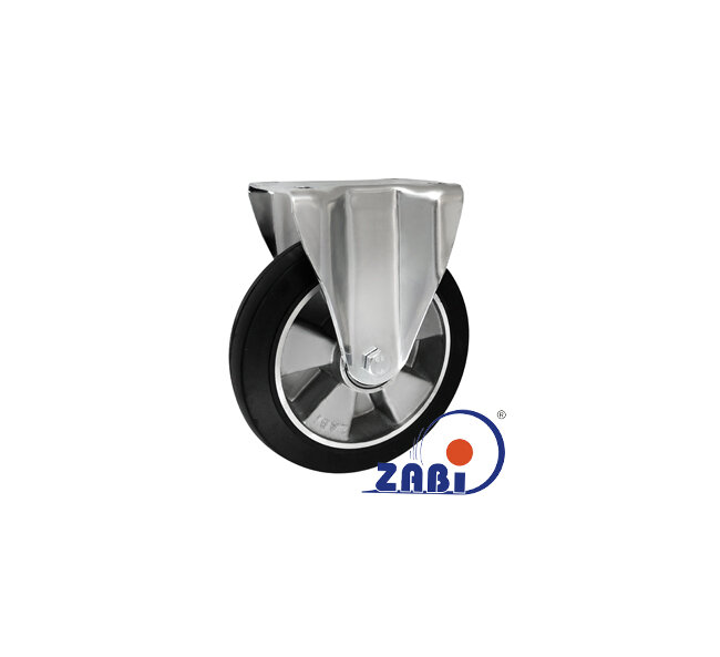 Колёса промышленные (алюминий +резина), Колёса промышленные (алюминий +резина), С неповоротными опорами с обозначением A63G