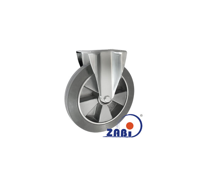 Колёса промышленные (алюминий +резина), Колёса промышленные (алюминий +резина), С неповоротными опорами с обозначением A93GS