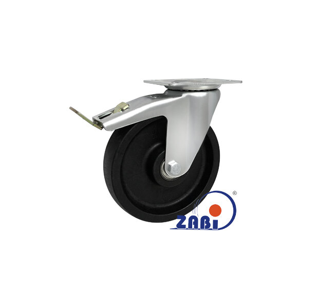 Колёса температуростойкие, Колёса температуростойкие до 250 °C, В корпусах поворотных с тормозом с обозначением 45BNEWH