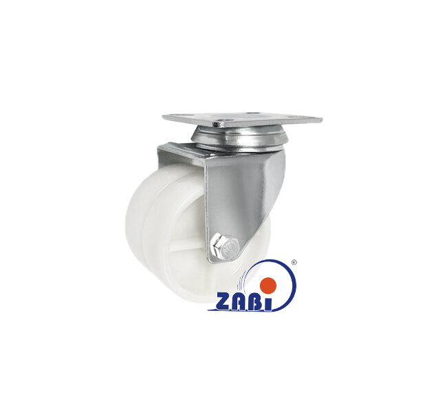 Колёса аппаратные (мебельные), Колёса пластиковые двойные тандем, В поворотных корпусах с обозначением M72B2