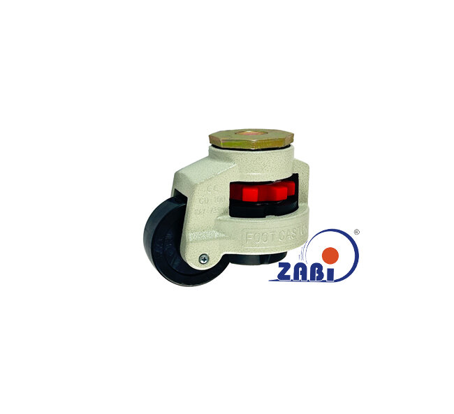 Koła aparaturowe-meblowe, Koła aparaturowe-meblowe ze stopką , W obudowach z otworem o symbolu MSTB77B