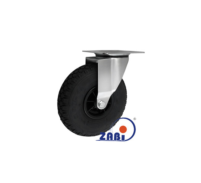 Колёса пневматические, Колёса пневматические, С поворотными опорами с обозначением 2602ŁKX4