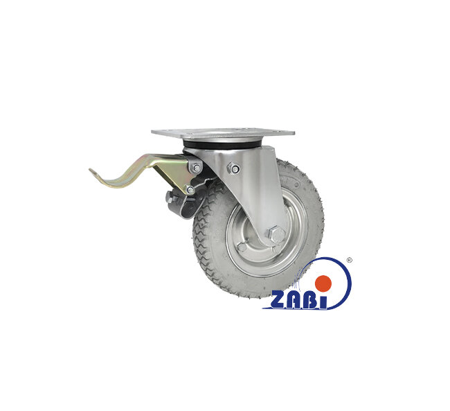 Колёса пневматические, Колёса пневматические, С поворотными опорами с тормозом с обозначением 1755MSH