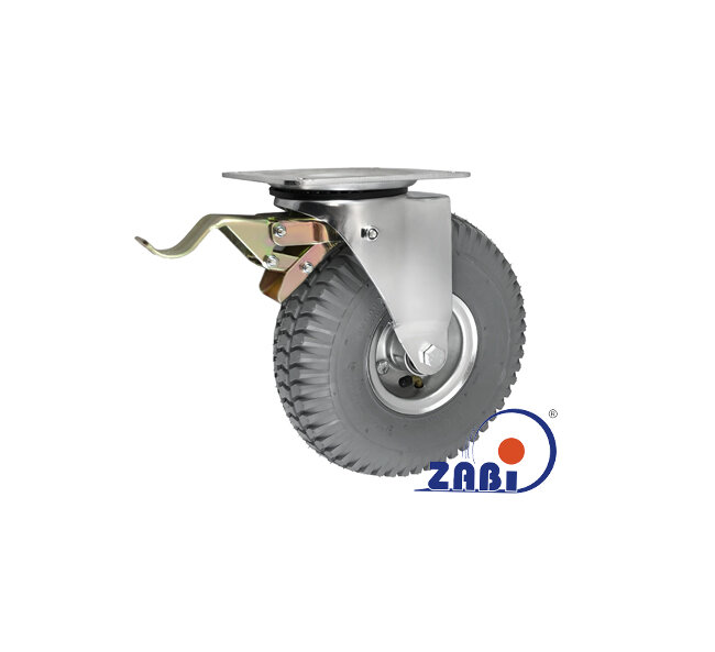 Колёса пневматические, Колёса пневматические, С поворотными опорами с тормозом с обозначением 2605MSŁHKX4