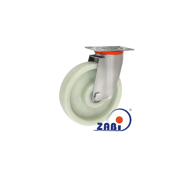 Колёса и наборы колёс, Колёса промышленные опорами из нержавеющей стали, С поворотными опорами из нержавеющей стали с обозначением 72MBENX