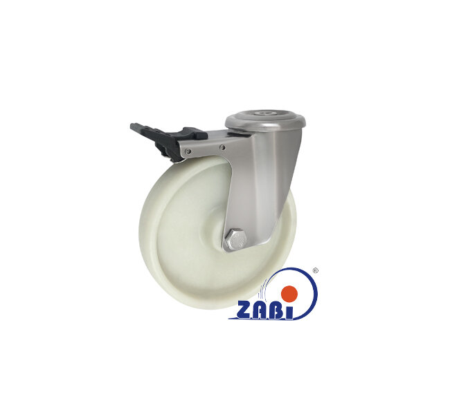 Колёса и наборы колёс, Колёса промышленные опорами из нержавеющей стали, с обозначением 77MBEX9H