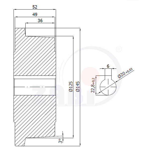Колёса и наборы колёс, Колёса воротниковые из литой стали, Колёса без подшипник с обозначением V39