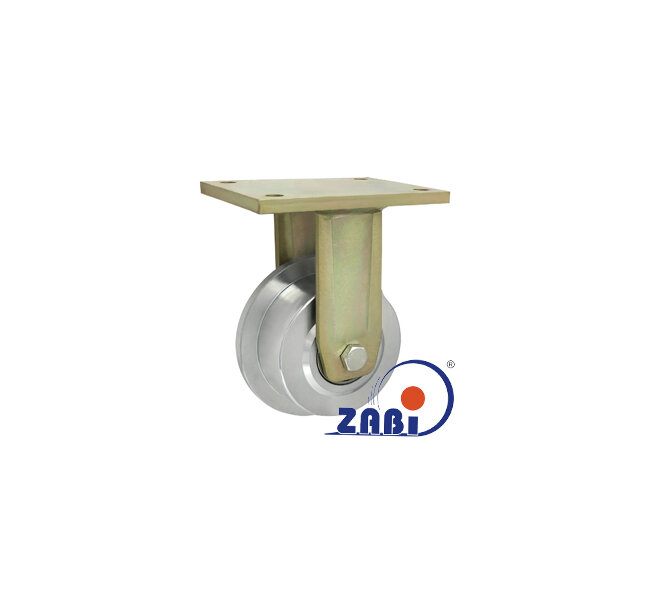 Колёса и наборы колёс, Колёса воротниковые из литой стали, С неповоротными опорами с обозначением V23