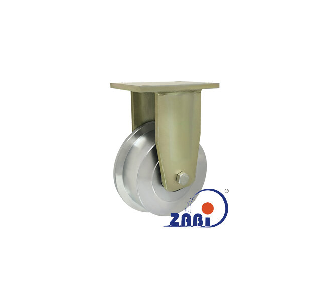 Колёса и наборы колёс, Колёса воротниковые из литой стали, С неповоротными опорами с обозначением V43