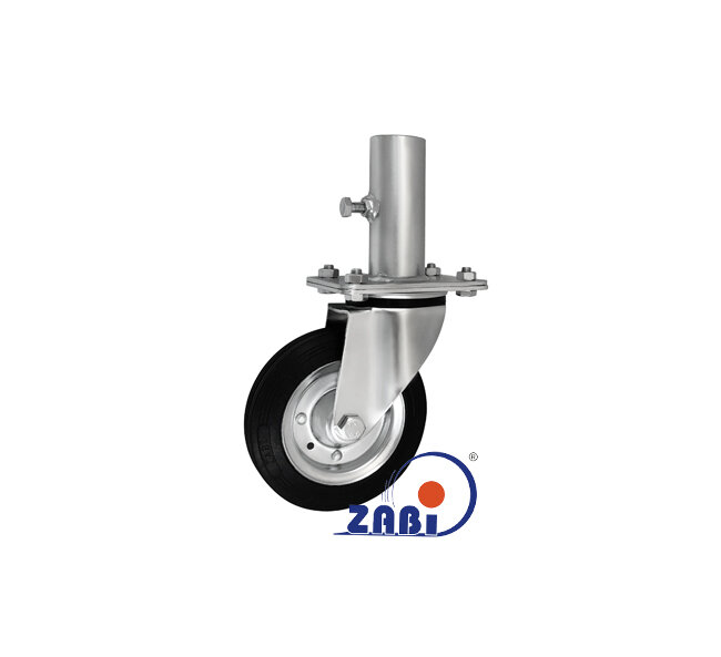 Zestawy do rusztowań, Metalowo-gumowe do rusztowań z rurą, Zestawy do rusztowań z rurą w obudowie skrętnej o symbolu ZR42/42