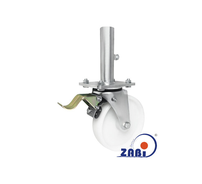 Zestawy do rusztowań, Poliamidowe do rusztowań z rurą, Zestawy do rusztowań z rurą w obudowie skrętnej z hamulcem o symbolu ZR65BH/35