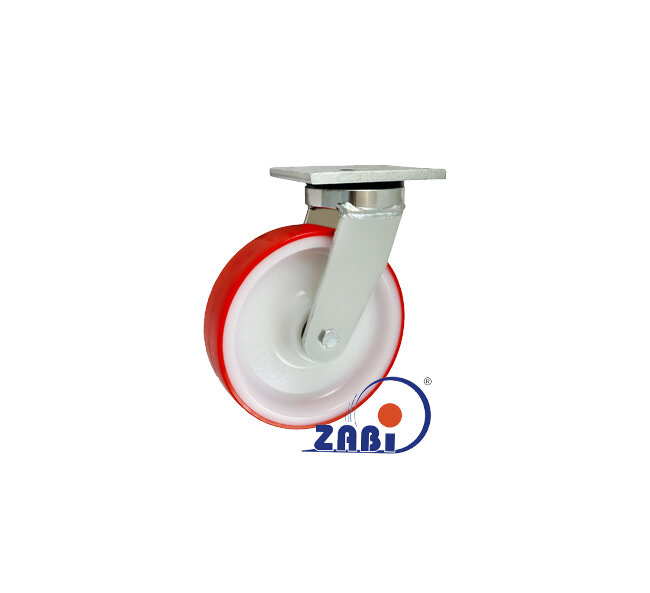 Koła poliamidowo-poliuretanowe, Do małych obciążeń, W obudowach skrętnych o symbolu 62BCND