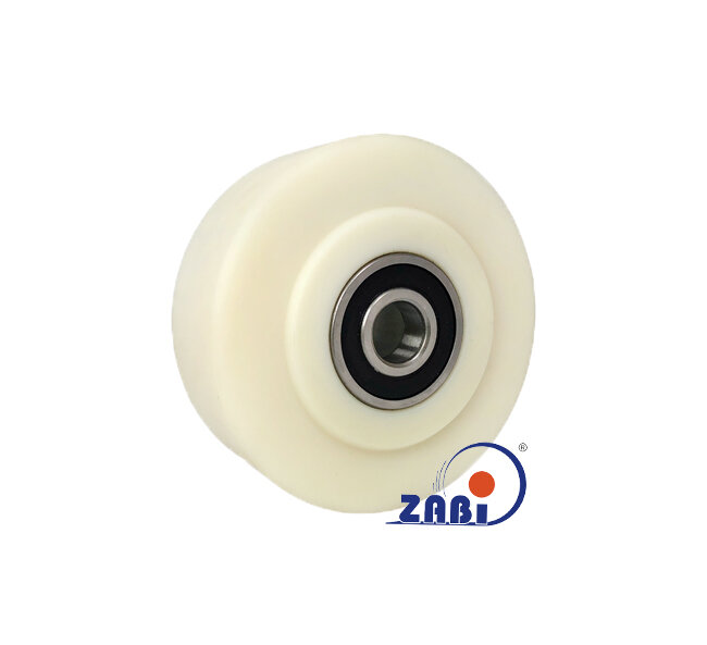 Koła poliamidowe do dużych obciążeń PA6G, W obudowach spawanych, Koła o symbolu 20PA6G