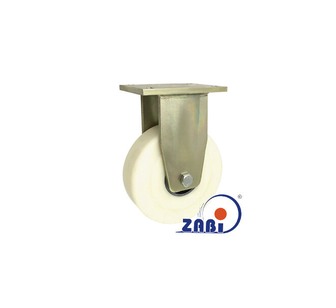 Koła poliamidowe do dużych obciążeń PA6G, W obudowach spawanych, W obudowach stałych o symbolu 93PA6GZ