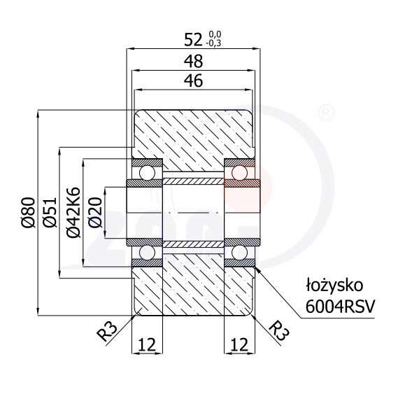Колёса и наборы колёс, Колёса чугунные выдерживающие повышенную нагрузку, Отдельные колёса с обозначением 1Z