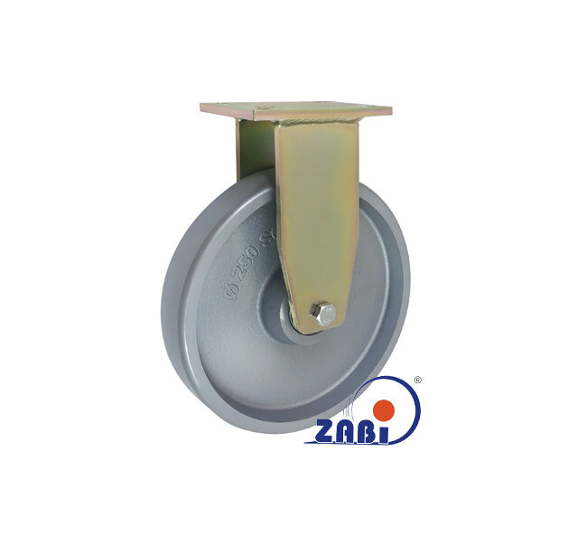 Колёса и наборы колёс, Колёса чугунные выдерживающие повышенную нагрузку, С неповоротными опорами с обозначением 93Z