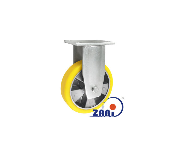 Колёса промышленные (алюминий + полиуретан), Колёса алюминий +полиуретан выдерживающие повышенную нагрузку, С неповоротными опорами с обозначением A53PD