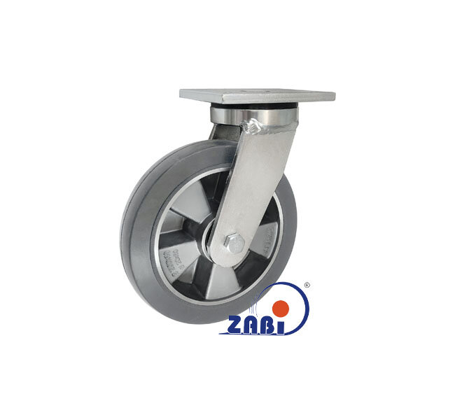 Koła aluminiowo-gumowe, Do dużych obciążeń, W obudowach skrętnych spawanych o symbolu A62GSD