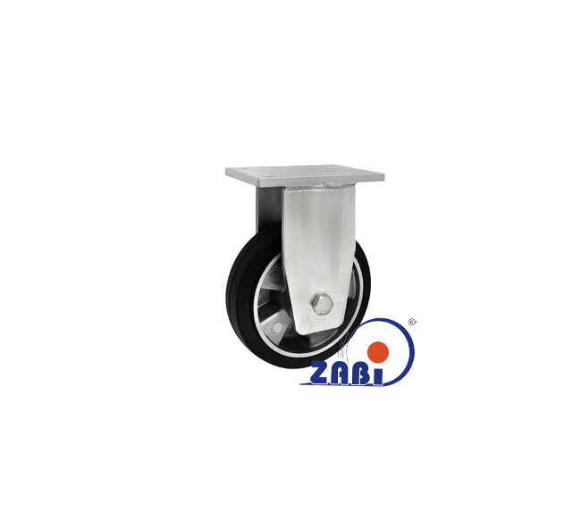 Koła aluminiowo-gumowe, Do dużych obciążeń, W obudowach stałych spawanych o symbolu A43GD