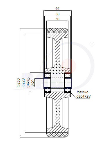 Gussräder aus Polyurethan, Gussräder aus Polyurethan, Räder mit dem Symbol 90ZP