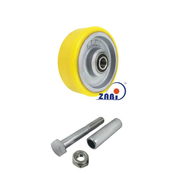 Колёса чугунные +полиуретан выдерживающие повышенную нагрузку, Колёса чугунные +полиуретан выдерживающие повышенную нагрузку, С набором для монтажа с обозначением 31ZP