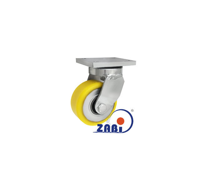 Колёса чугунные +полиуретан выдерживающие повышенную нагрузку, Колёса чугунные +полиуретан выдерживающие повышенную нагрузку, С поворотными опорами с обозначением 12ZP
