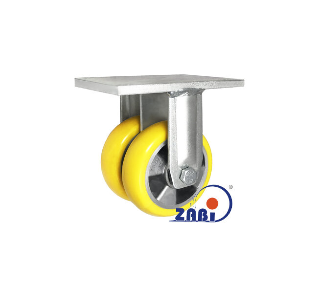 Koła aluminiowo-poliuretanowe, Do dużych obciążeń podwójne typu tandem, W obudowach stałych spawanych o symbolu A23PRD2