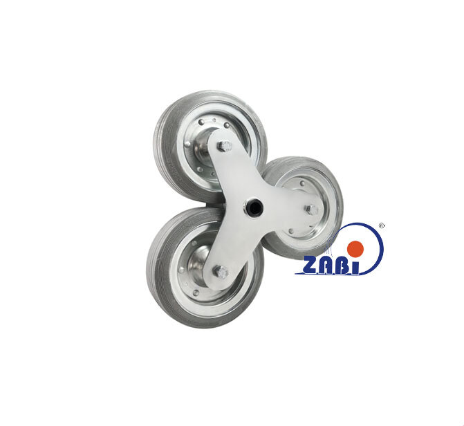 , Części i akcesoria do kół, Zestaw jezdny wózka transportowego schodowego o symbolu 60S-3-KTS