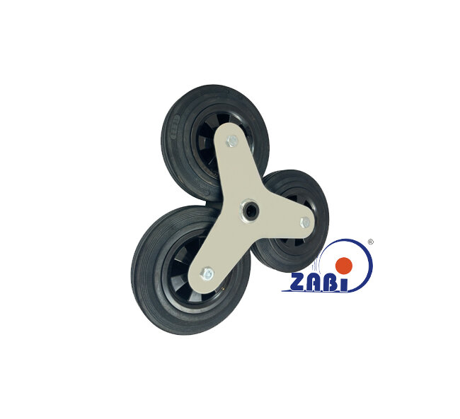 , Części i akcesoria do kół, Zestaw jezdny wózka transportowego schodowego o symbolu 60T-3-KTS