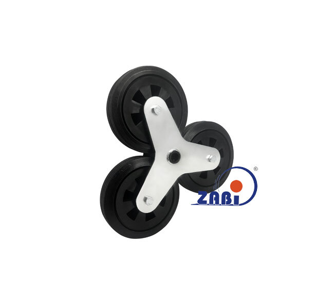 , Części i akcesoria do kół, Zestaw jezdny wózka transportowego schodowego o symbolu 60T-3-KTS