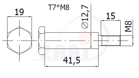 , Элементы и акессуары для колёс, Наборы для монтажа колёс с обозначением T7*M8
