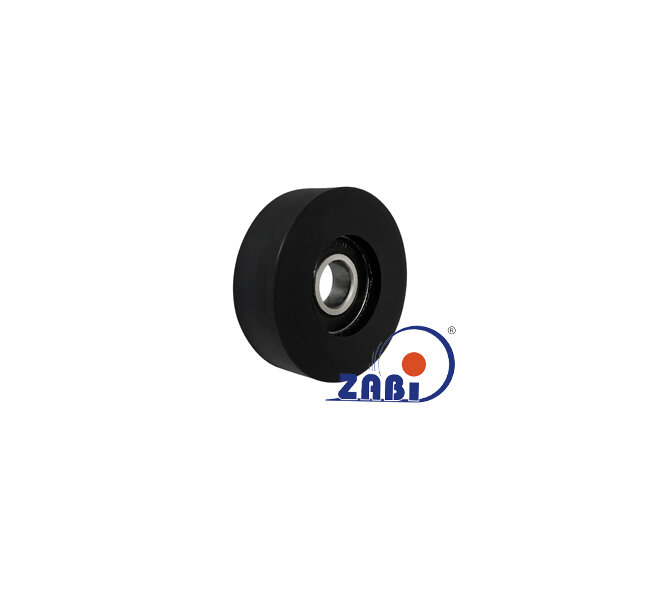 Ролики пластиковые и металлические, Ролики полиуретановые, Ролик полиуретановый на подшипнике с обозначением RP-50-15/12