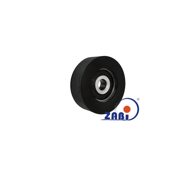 Ролики пластиковые и металлические, Ролики полиуретановые, Ролик полиуретановый на подшипнике с обозначением RP-55-18/10