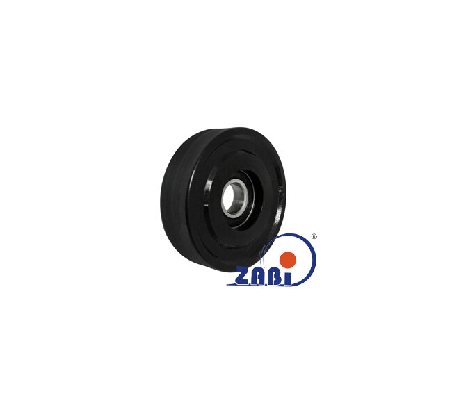 Rolki tworzywowe i metalowe, Rolki poliuretanowe, Poliuretanowe z łożyskiem o symbolu RP-70-20/15