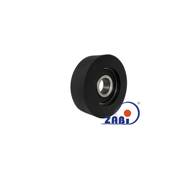 Rolki tworzywowe i metalowe, Rolki poliuretanowe, Poliuretanowe z łożyskiem o symbolu RP-80-25/20