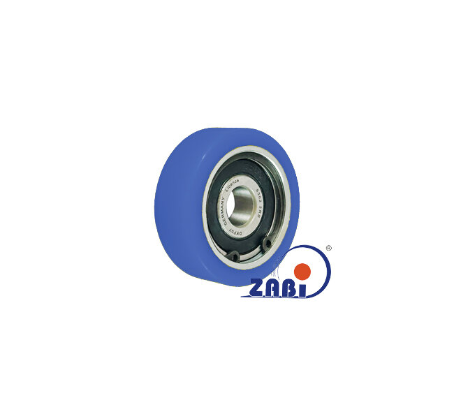 Rolki tworzywowe i metalowe, Rolki metalowo-poliuretanowe, Twardość 70Sh'A o symbolu RMP-50-18/17/70ShA