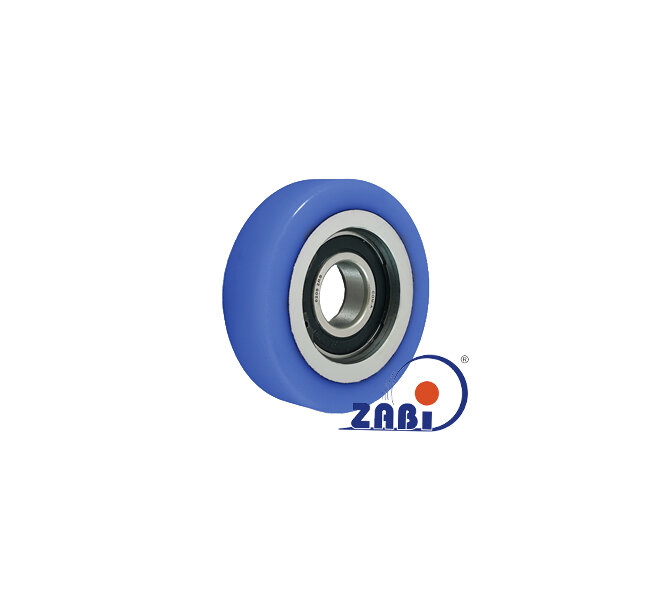 Rolki tworzywowe i metalowe, Rolki metalowo-poliuretanowe, Twardość 70Sh'A o symbolu RMP-90-25/20/70ShA