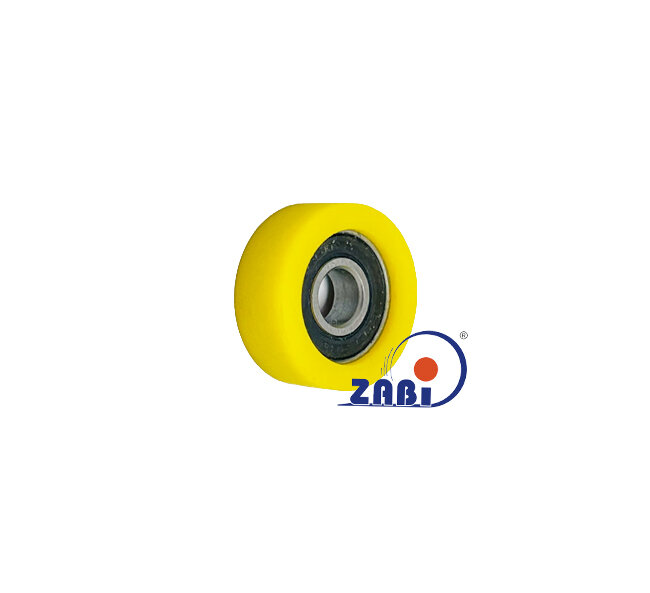 Rolki tworzywowe i metalowe, Rolki metalowo-poliuretanowe, Twardość 93 Sh'A o symbolu RMP-30-11/9